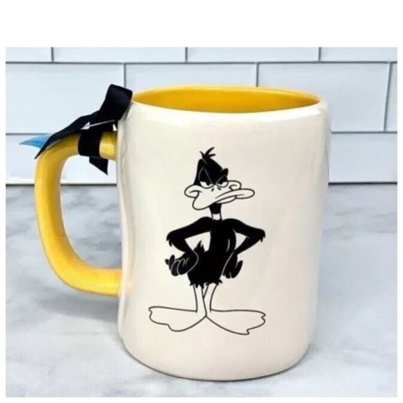 NEW Rae Dunn Looney Tunes Daffy Duck You’re Despicable Double Sided Mug - Picture 2 of 2